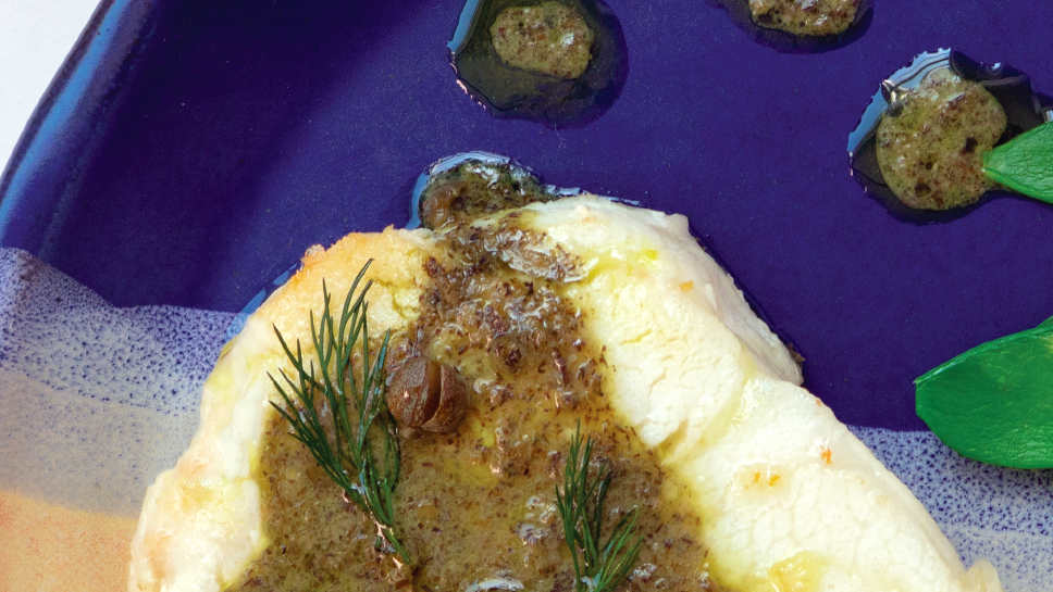 Black Cod With Dill Caper And Coconut Milk Sauce JWC Media