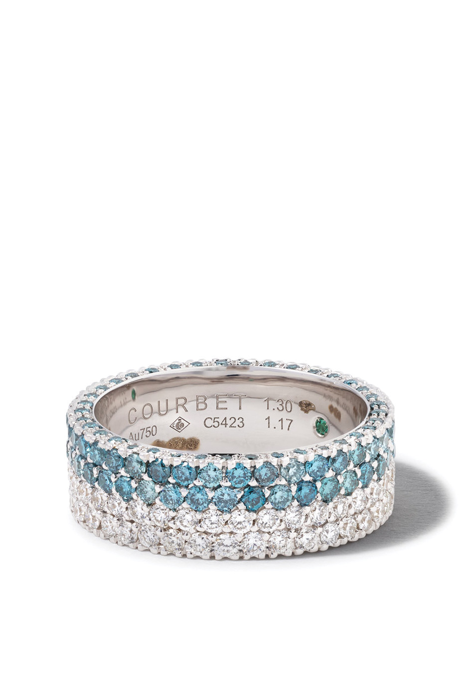 32 Courbet, Tennis 18 Karat Recycled White Gold Laboratory Grown Diamond Ring, Net A Porter