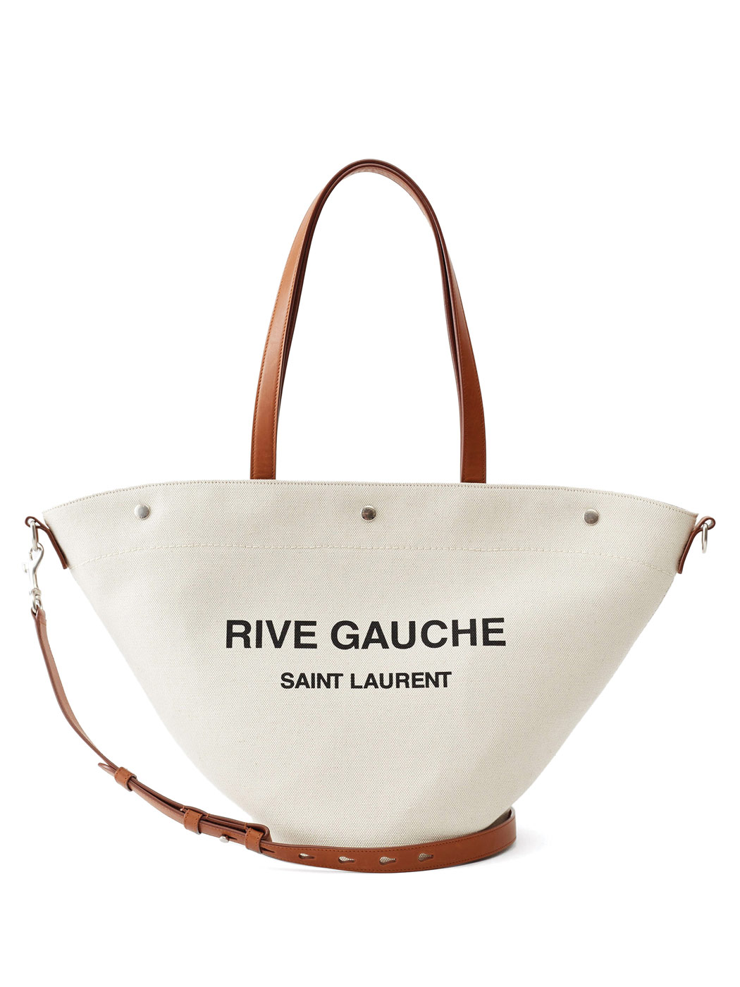 32 Saint Laurent, Rive Gauche Canvas Tote Bag, Matchesfashion.com Us