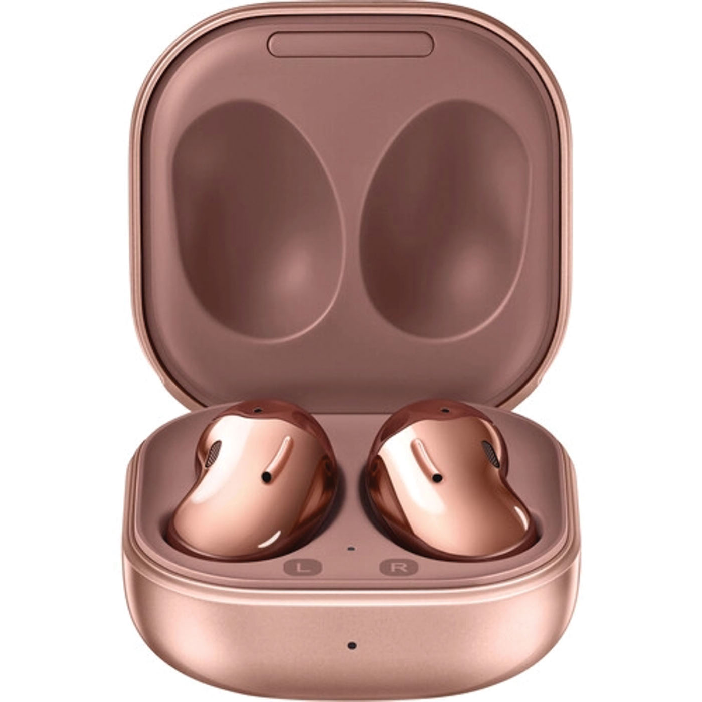 38 Samsung Galaxy Buds Live True Wireless Earbuds Us Version Active Noise Cancelling Wireless Charging Case Included, Mystic Bronze $150 Amazon.com