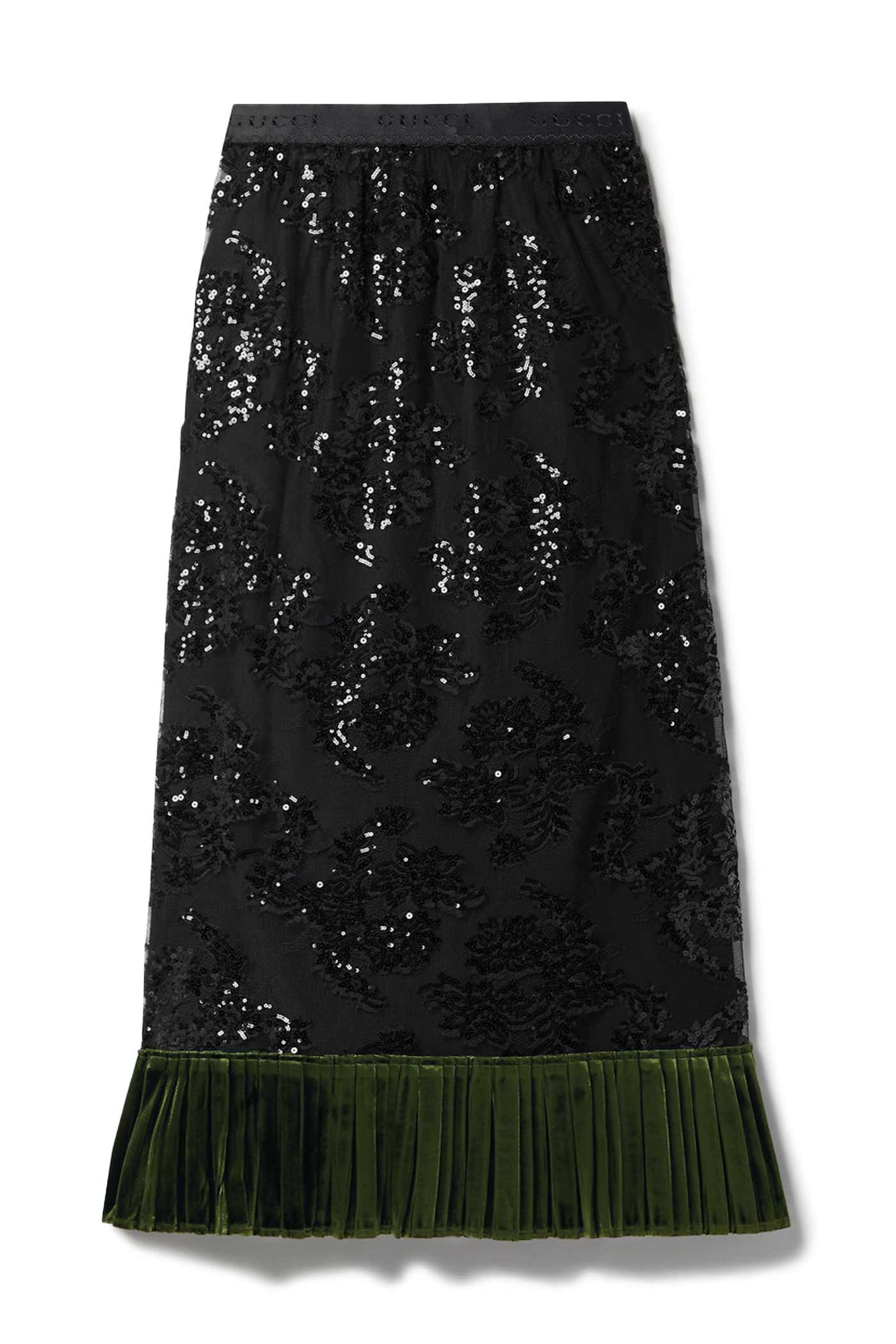 Gucci, Love Parade Velvet Trimmed Sequin Embellished Tulle Maxi Skirt, Net A Porter.comjpeg