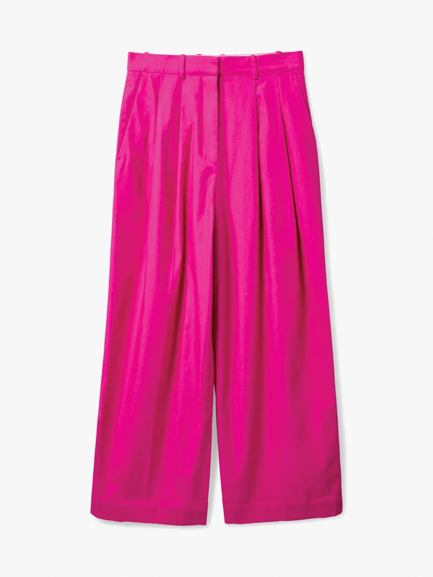 Wide Leg Tailored Trousers In Fuchsia Pink By Cos $135 Cos.com