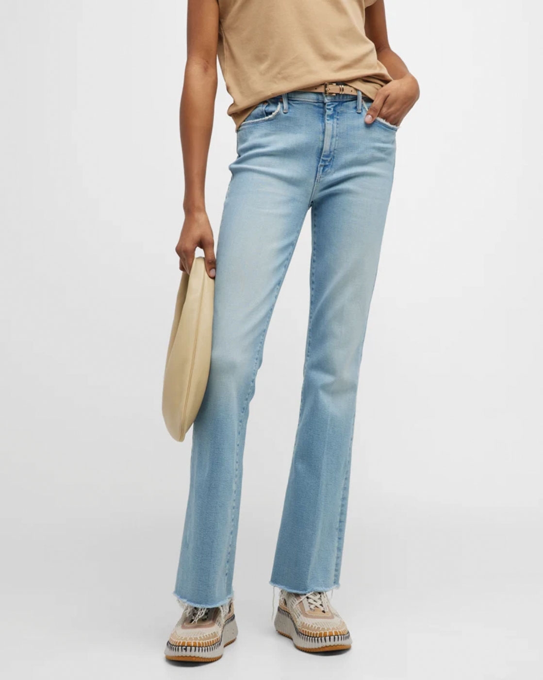 36 Mother The Weekender Fray Jeans $238 Neimanmarcus.com