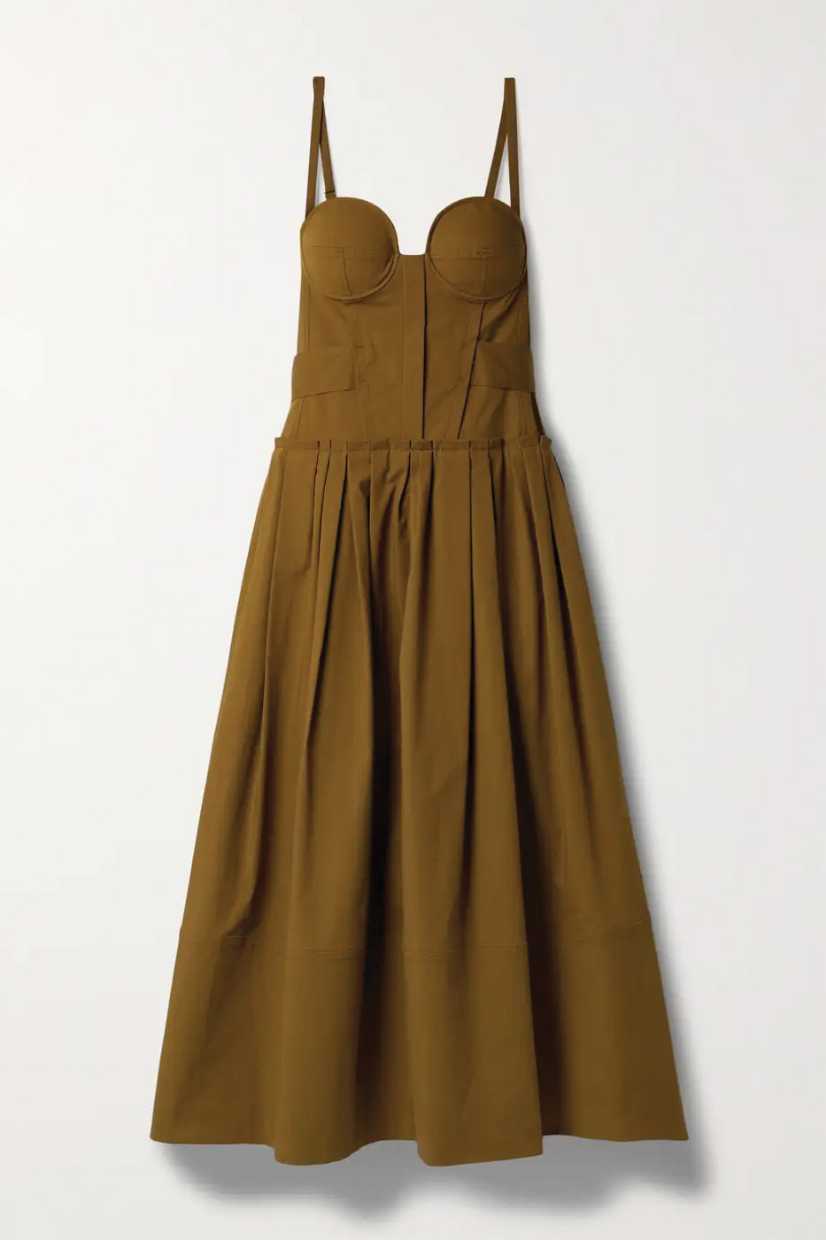 36 Proenza Schouler Cotton Blend Poplin Midi Dress $1,390 Sweetwilliamhinsdale.com
