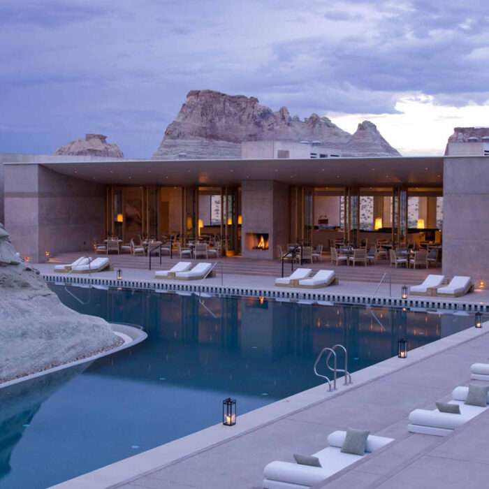 50 Amangiri, Pavilion & Swimming Pool At Dusk