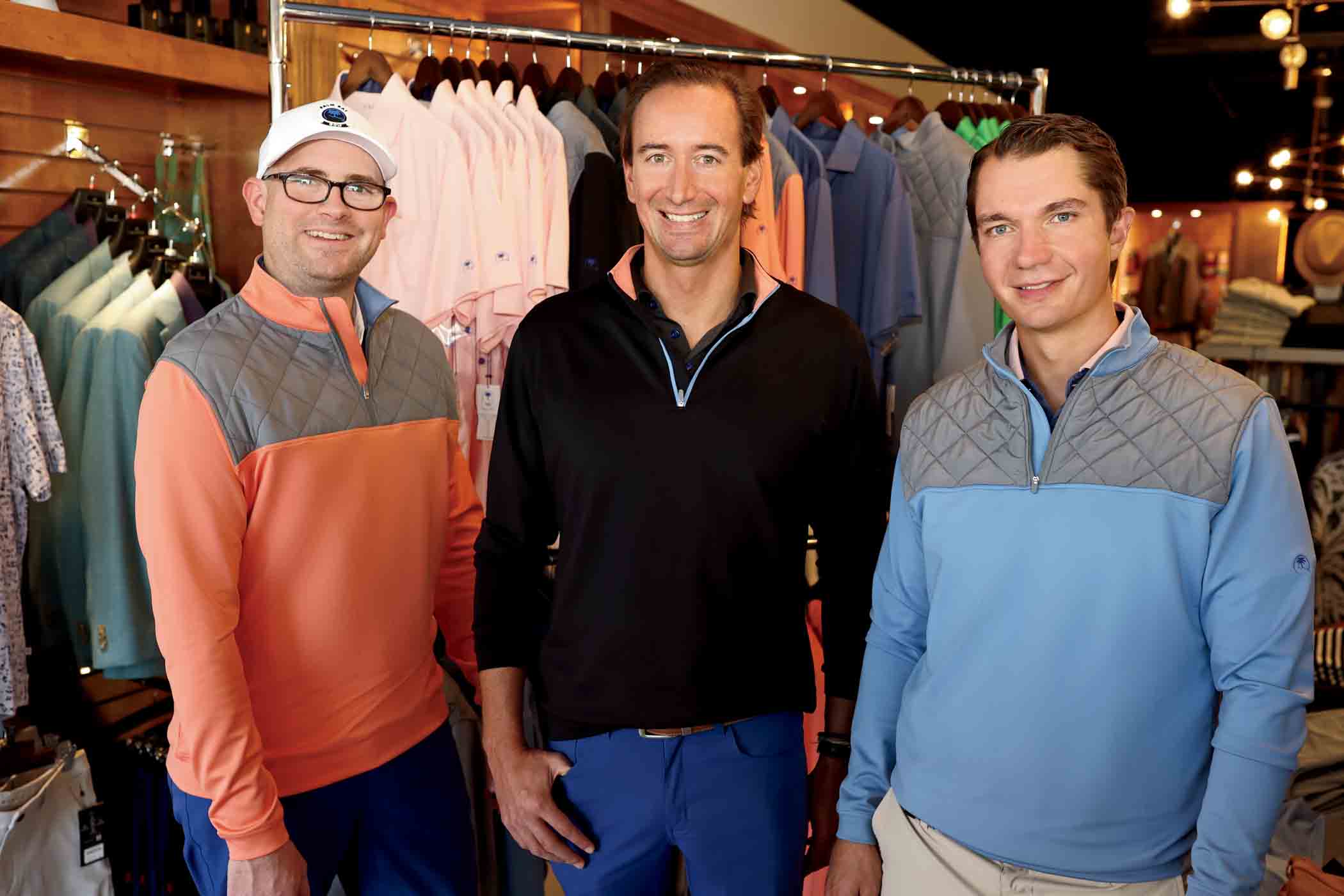 38 Bc2023 06 033 Ryan Bradley With Palm Rat Golf Co Founders Evan Hoobchaak And Chad Bright