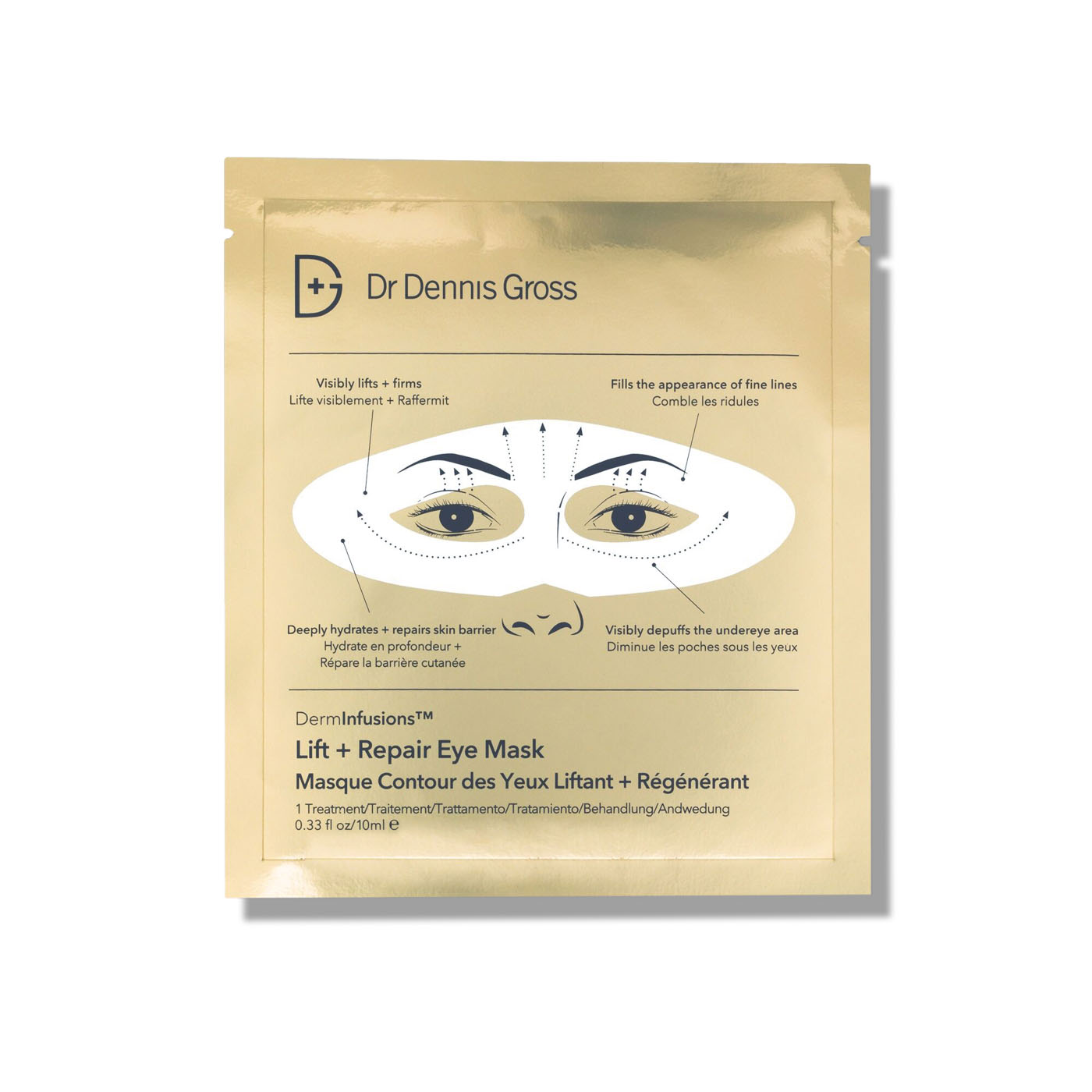 26 Dr. Dennis Gross, Derminfusions Lift + Repair Eye Mask, Sephora.com