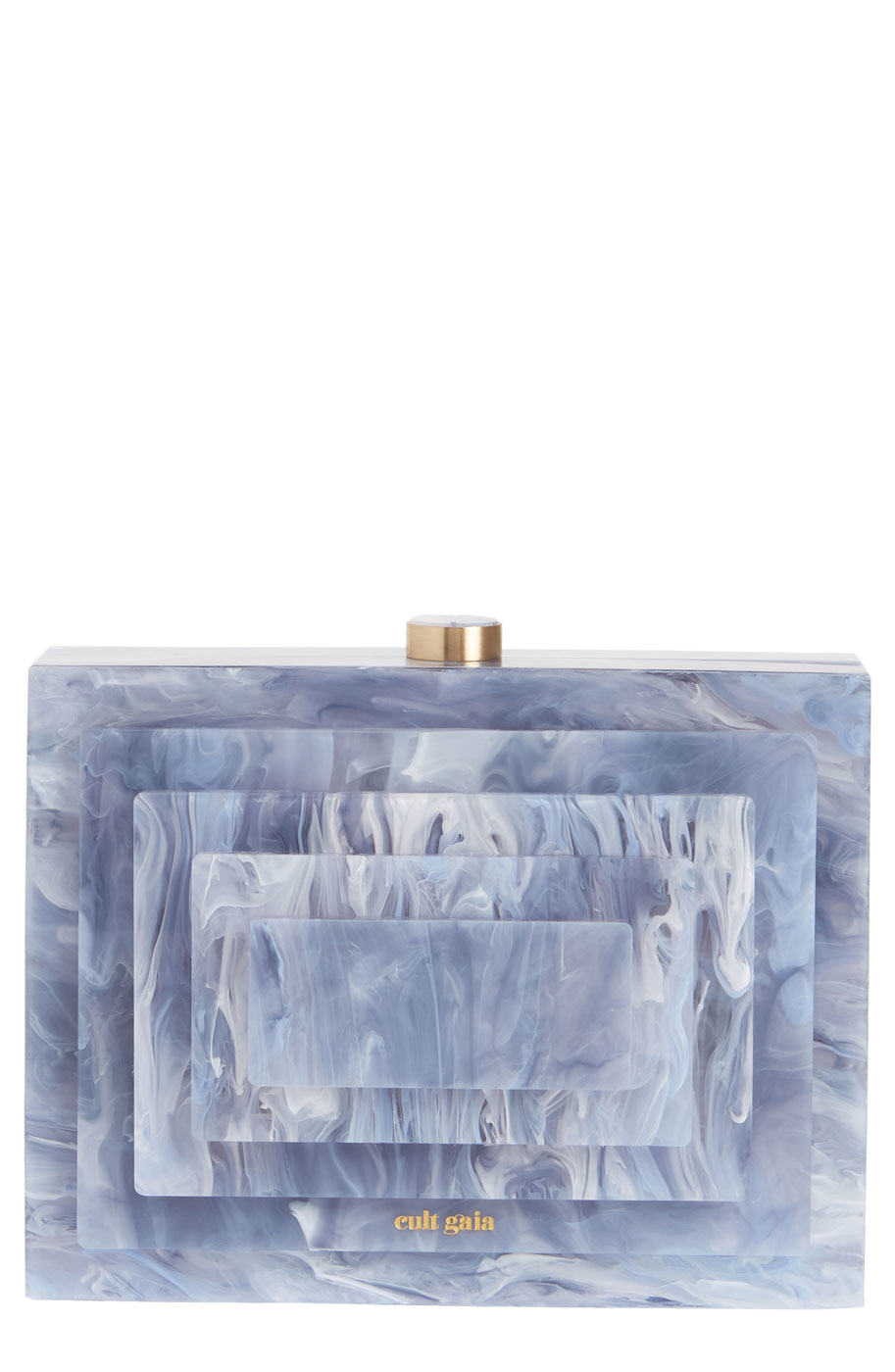 30 5 Cult Gaia Logan Acrylic Box Clutch In Slate 278 Nordstrom.com