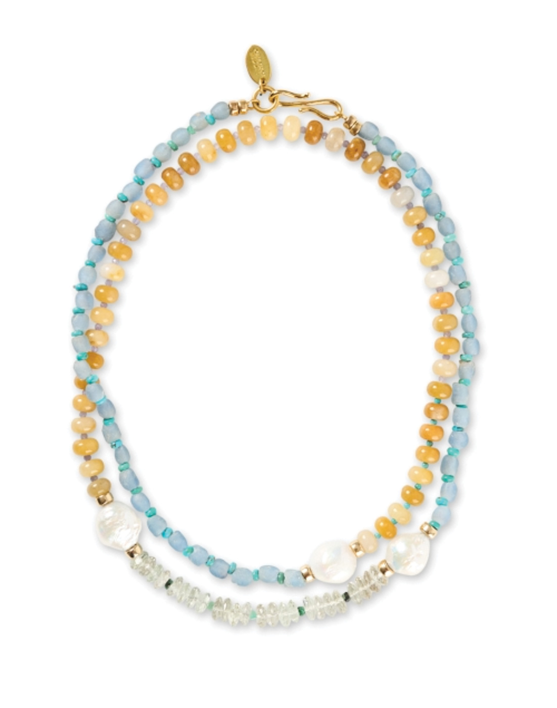 30 9 Lizzie Fortunato Cabana Multicolor Beaded Necklace 345 Haisbrook.com