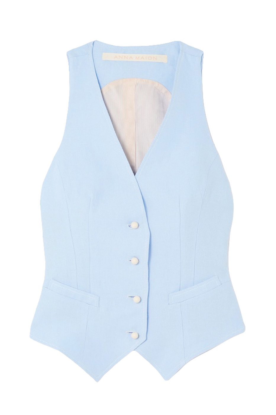 38 Anna Mason, Inna Linen Vest, Net A Porter.com