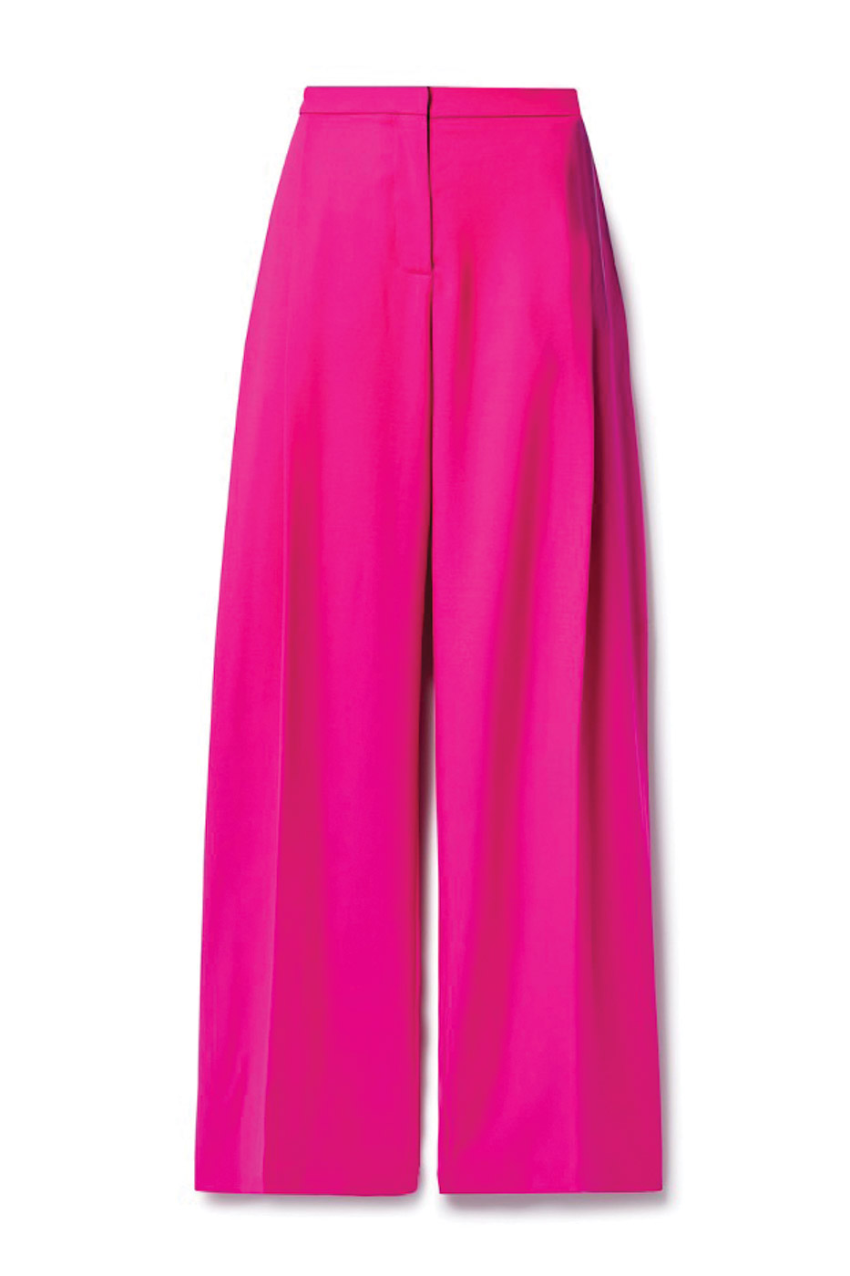 38 Oscar De La Renta, Pleated Wool And Mohair Blend Wide Leg Pants, Net A Porter