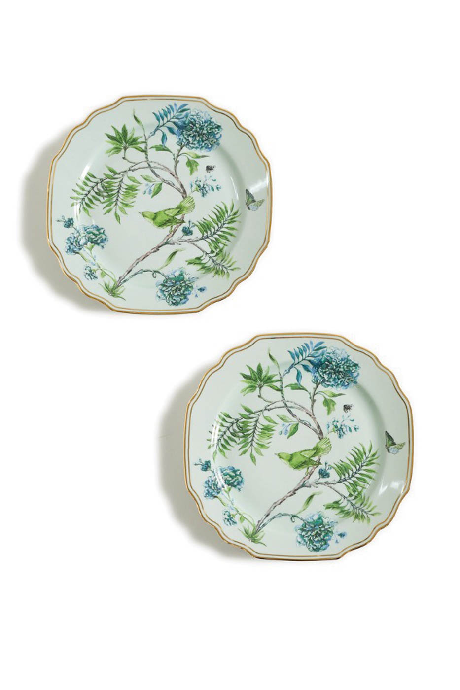 68 Aquazzura Casa, Secret Garden Porcelain Dessert Plates, Net A Porter.com