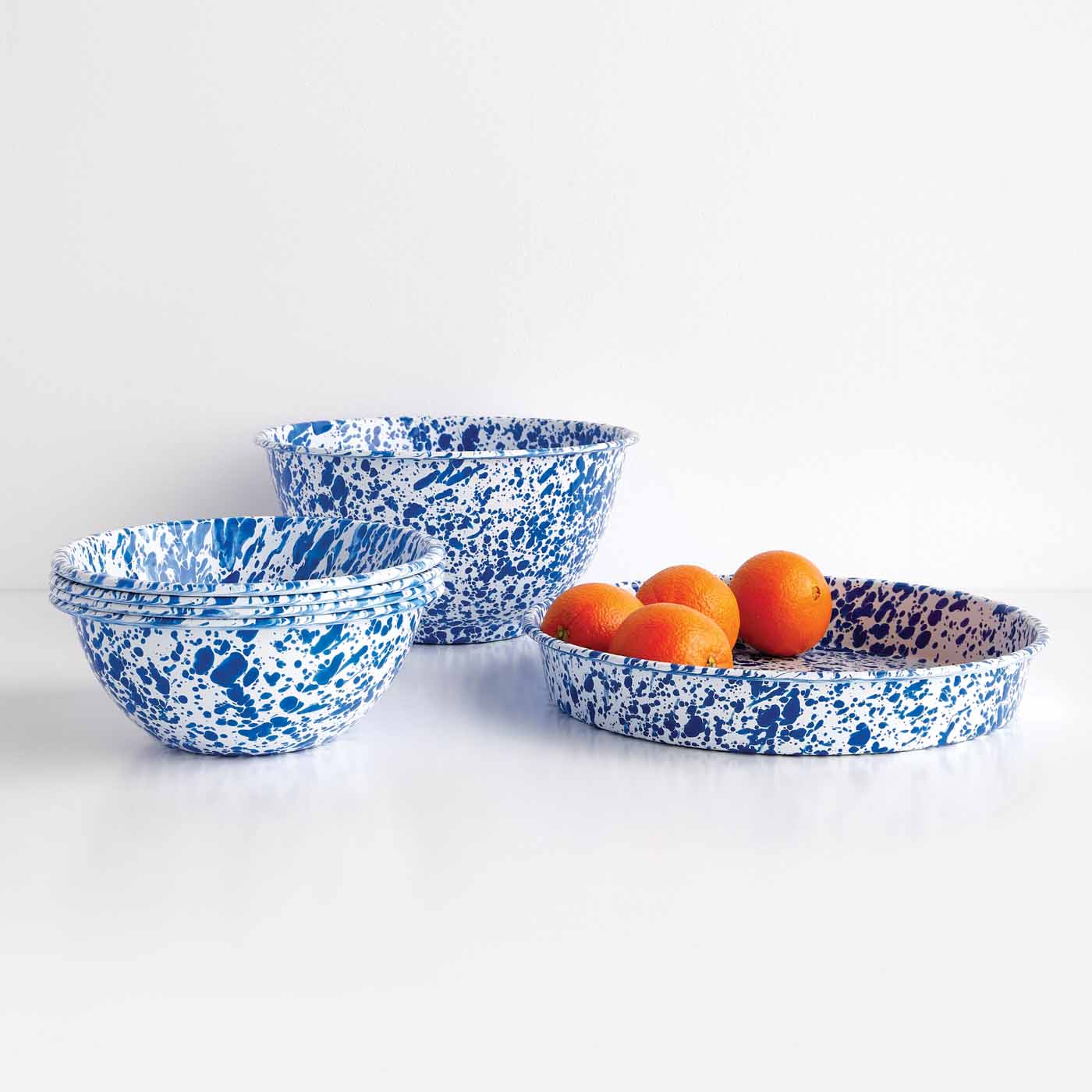 68 Unison, Splatter Blue Enamelware Collection, Unisonhome