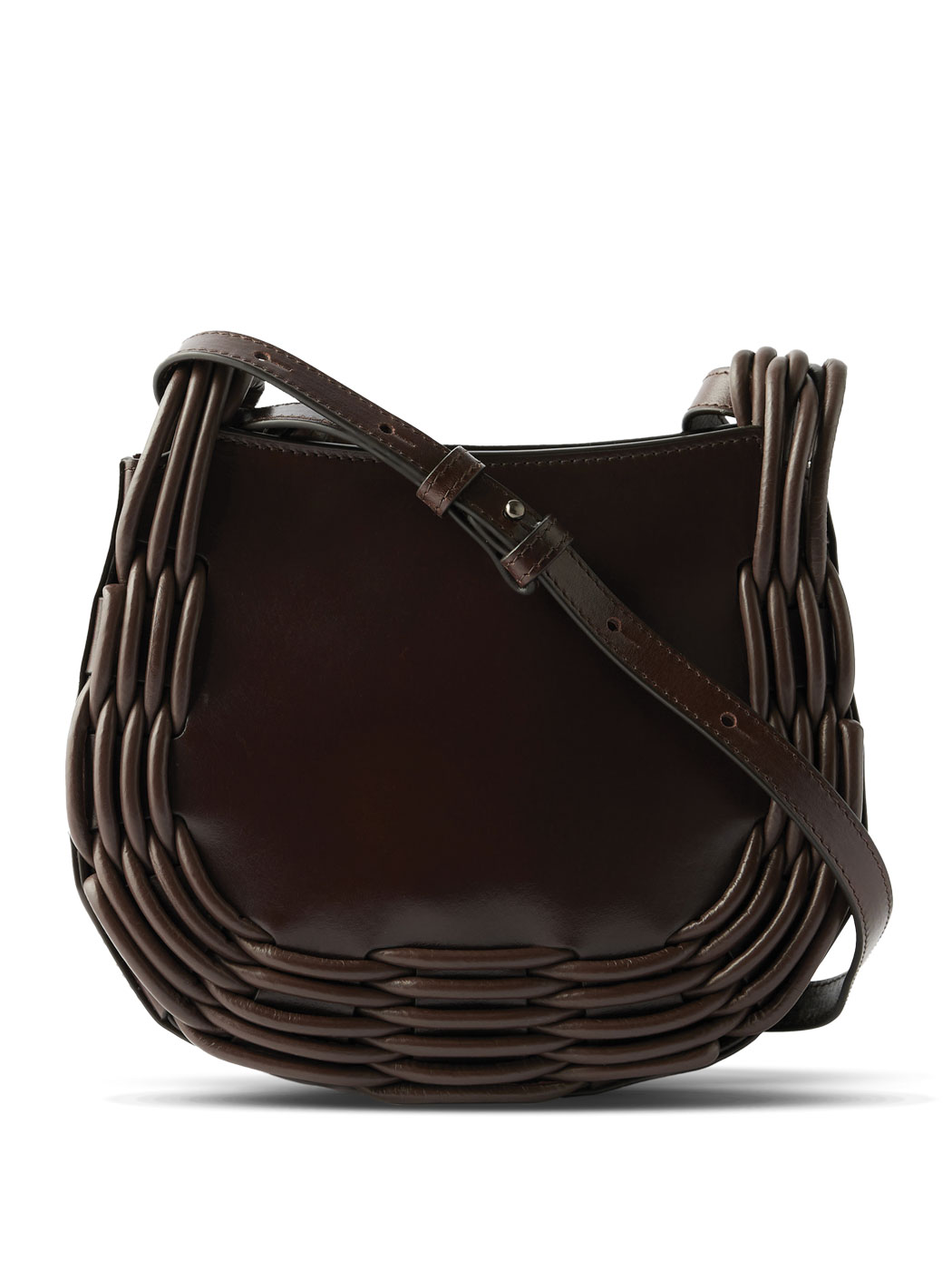 44 Hereu, Pinar Braided Trim Leather Cross Body Bag, Matchesfashion.com