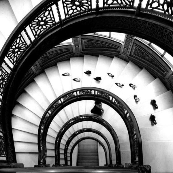 58 Sr2023 09 085 Shoes On Staircase No. 1, Chicago, Illinois, 1997
