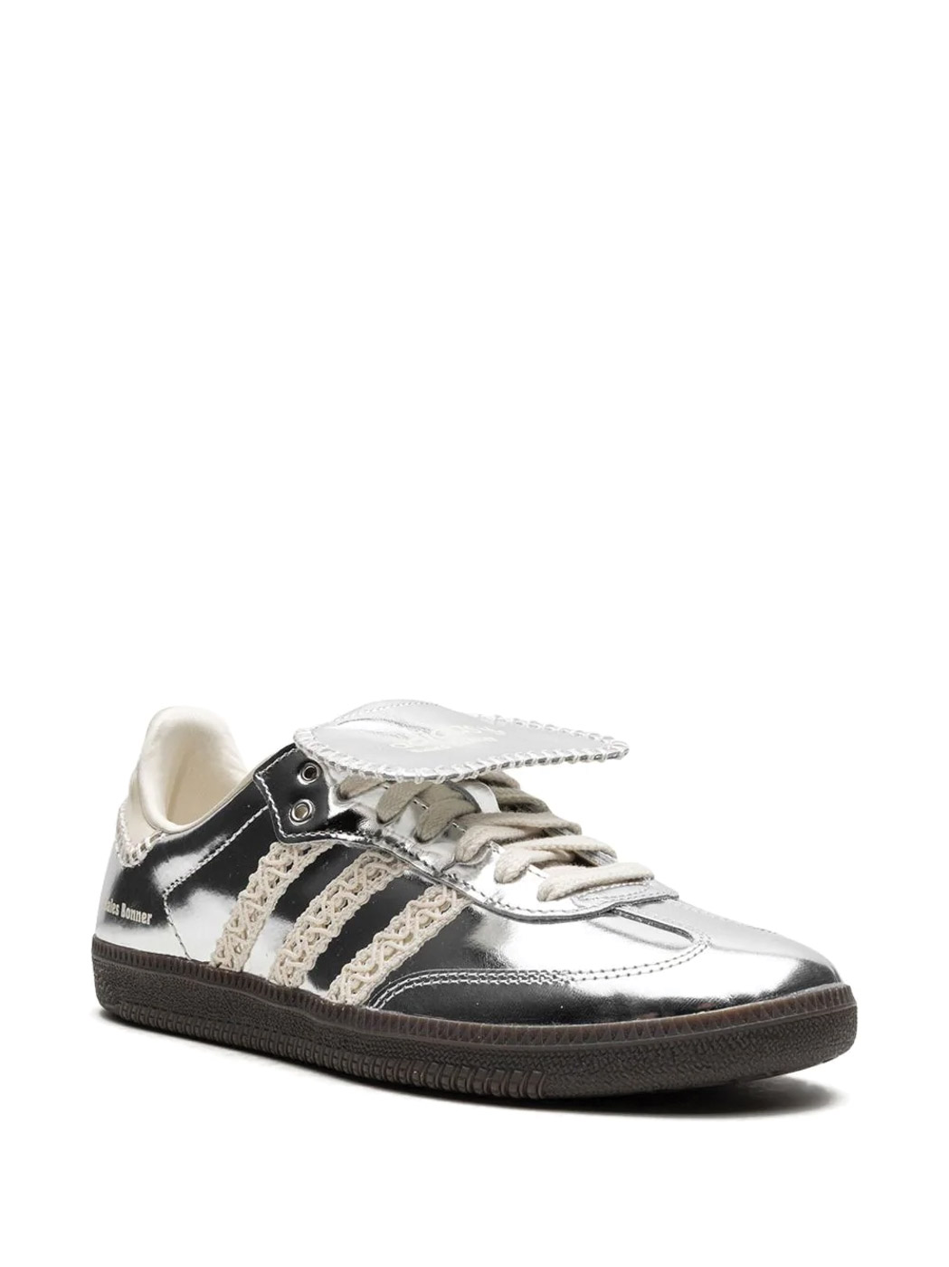 36 2. Adidas X Wales Bonner Samba Silver Sneakers 2