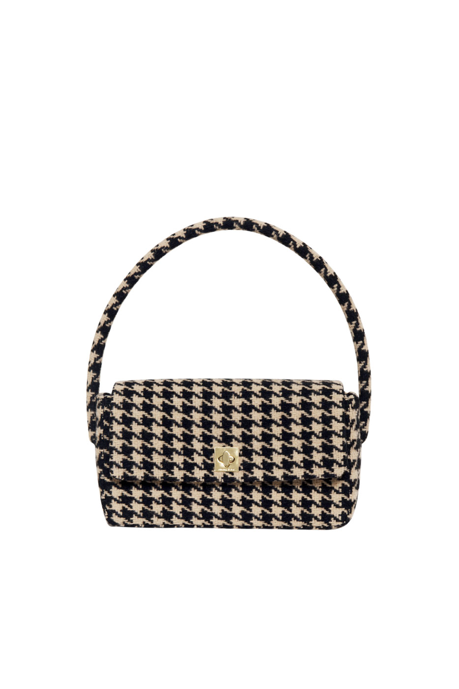 52 Sr2023 12 246 Anine Bing Nico Bag In Houndstooth