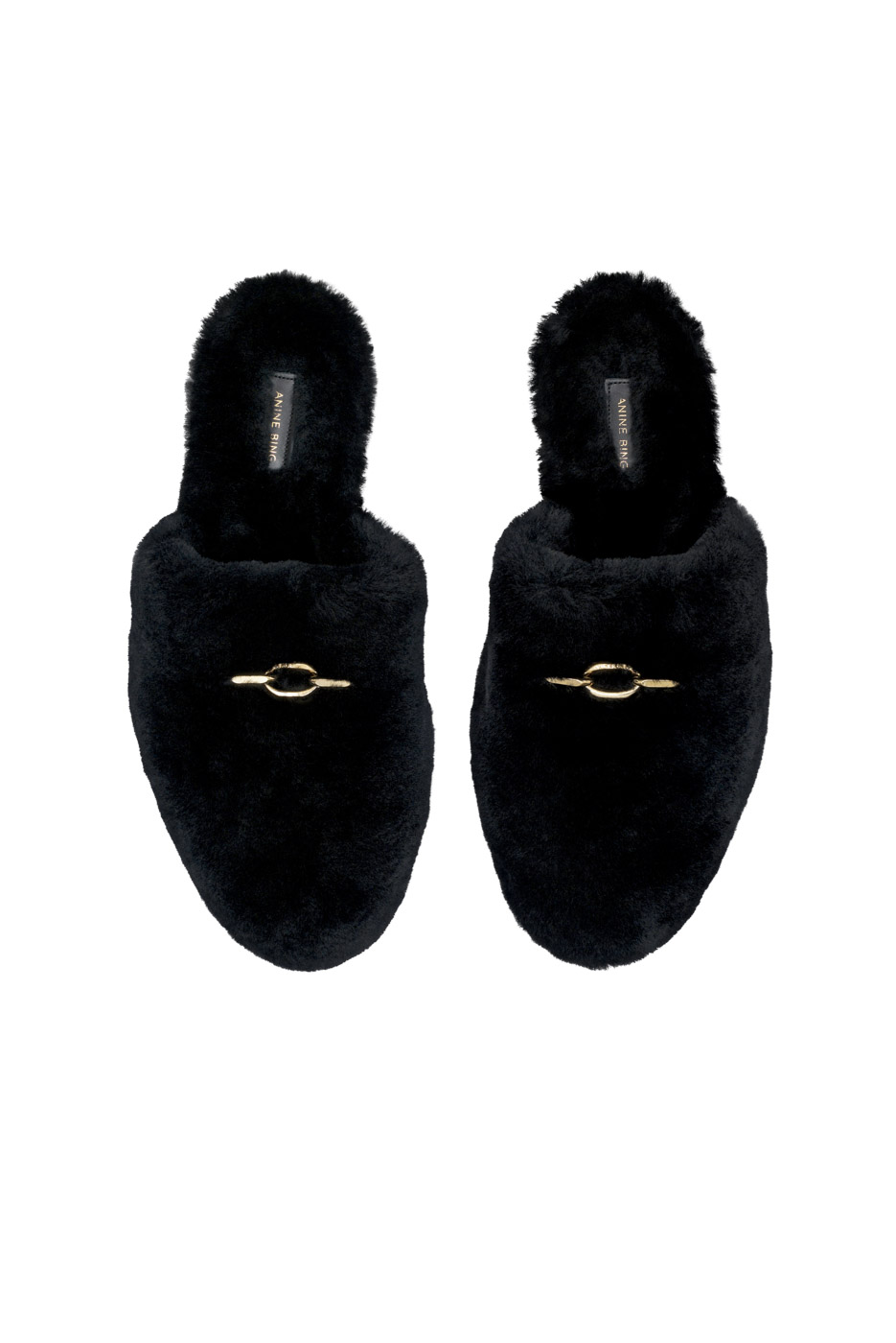 52 Sr2023 12 250 Anine Bing Shearling Mules