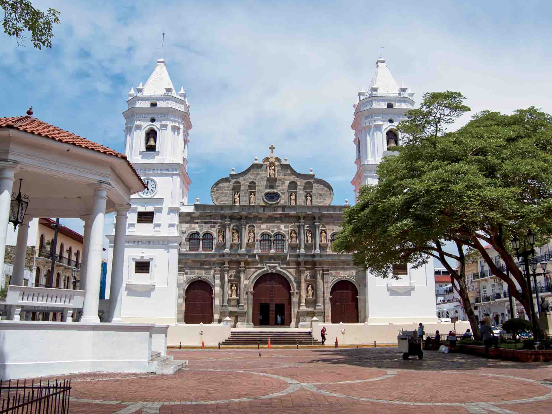 Cathedral Metropolitan Basilica Santa Maria La Antigua In De Wijk Casco Viejo In Panama Stad
