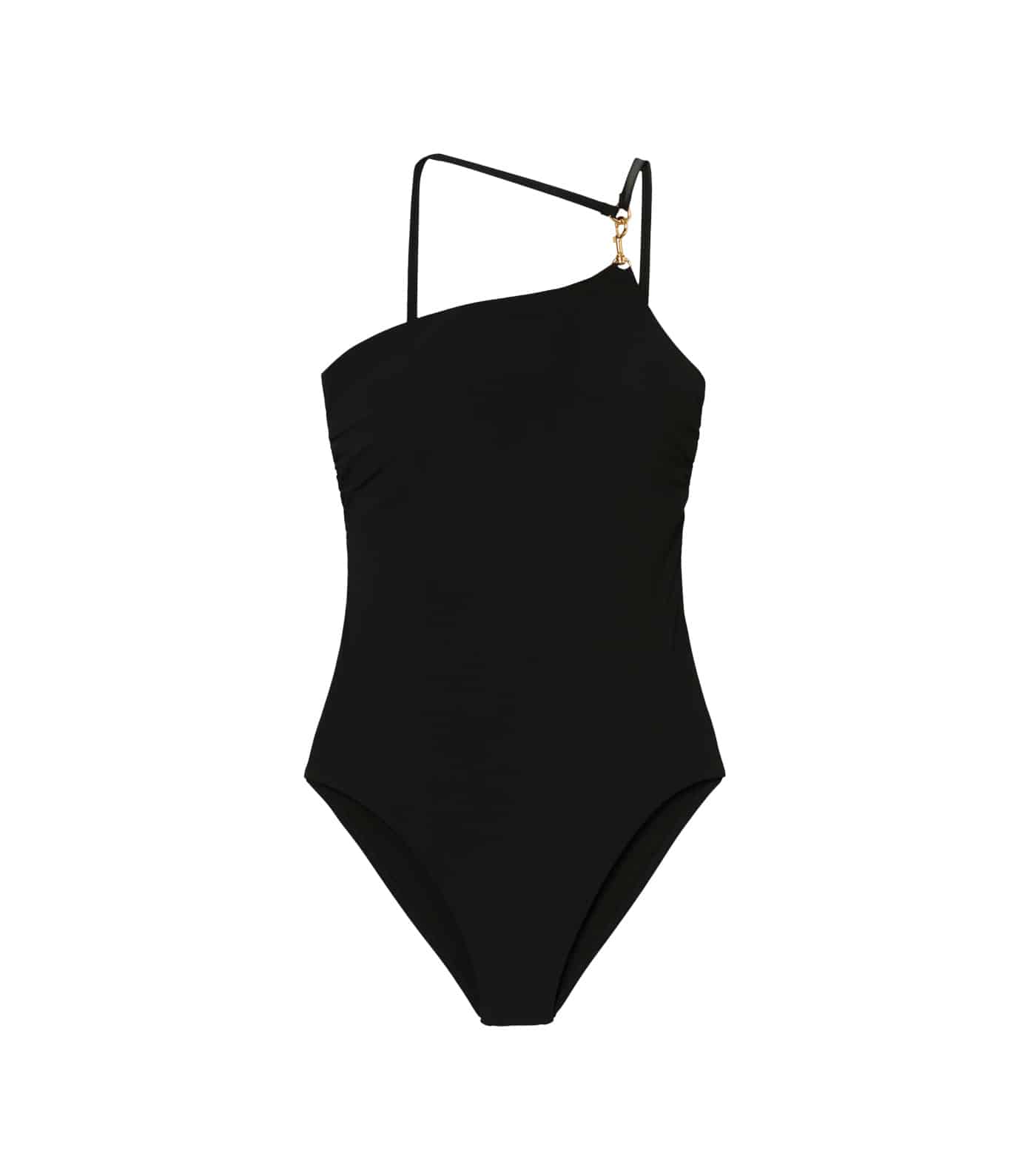 32 Tory Burch, One Shoulder Clip Tank Swimsuit, Toryburch.com