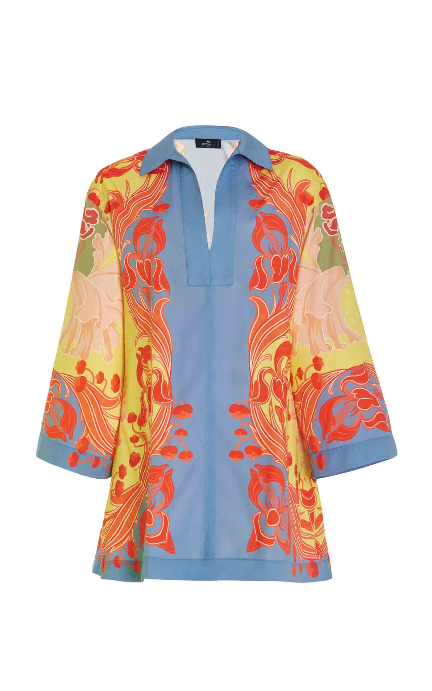 30 Etro, Exclusive Printed Cotton Tunic Shirt, Modaoperandi.com