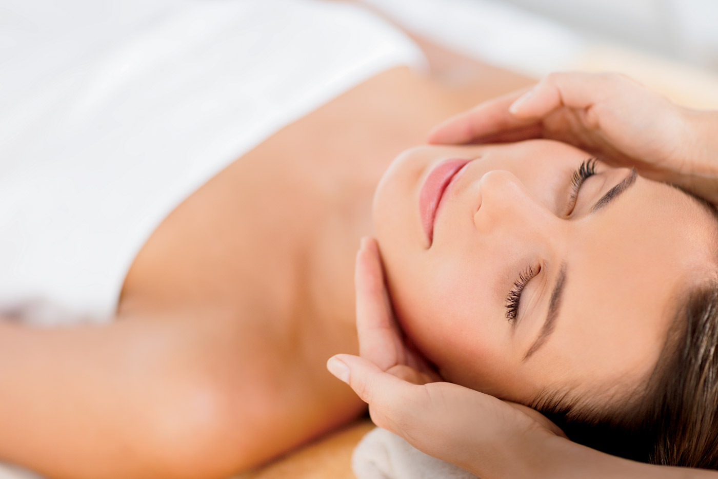 Beautiful Woman In Spa Salon