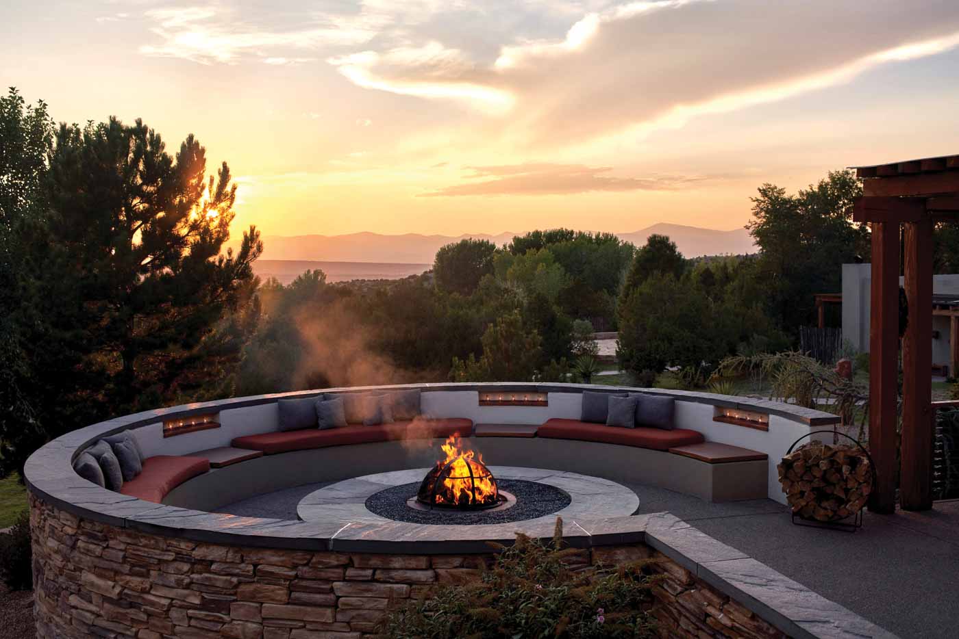 58 Sunset At The Four Seasons Resort Rancho Encantado, Santa Fe's Terra Restaurant