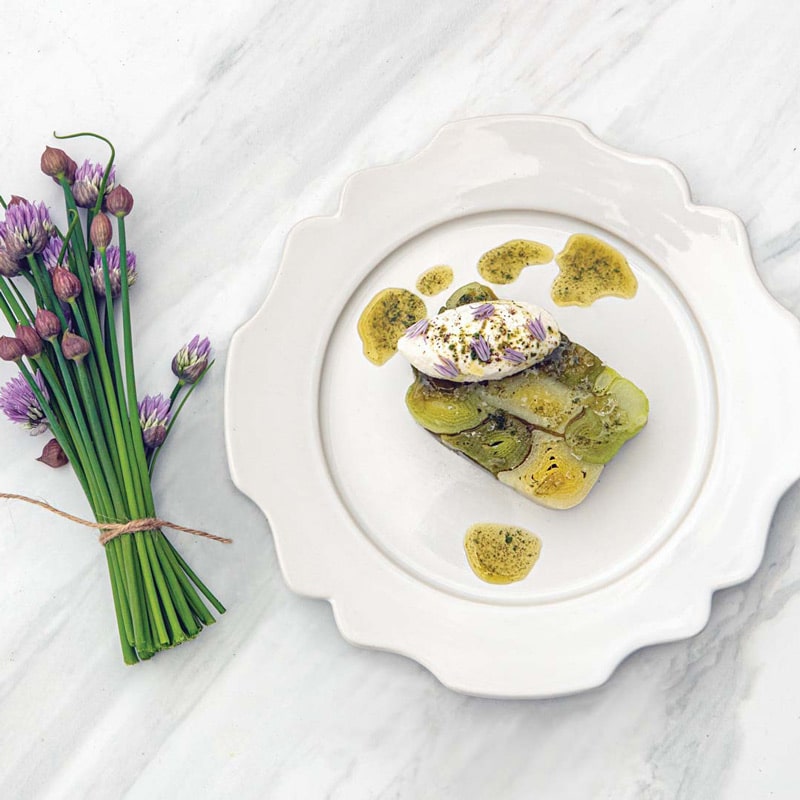 LEEK TERRINE WITH WHIPPED GOAT CHEESE | JWC Media