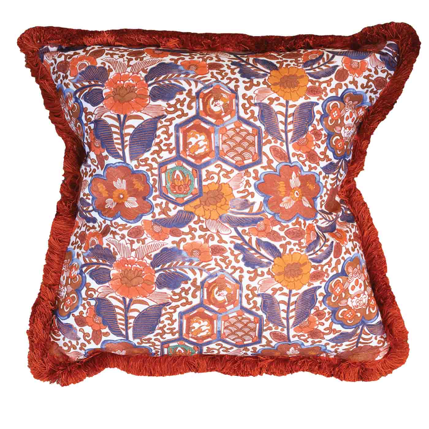 78 Paolo Moschino, Scatter Cushion, Imari Ii Orange, Paolomoschino.com