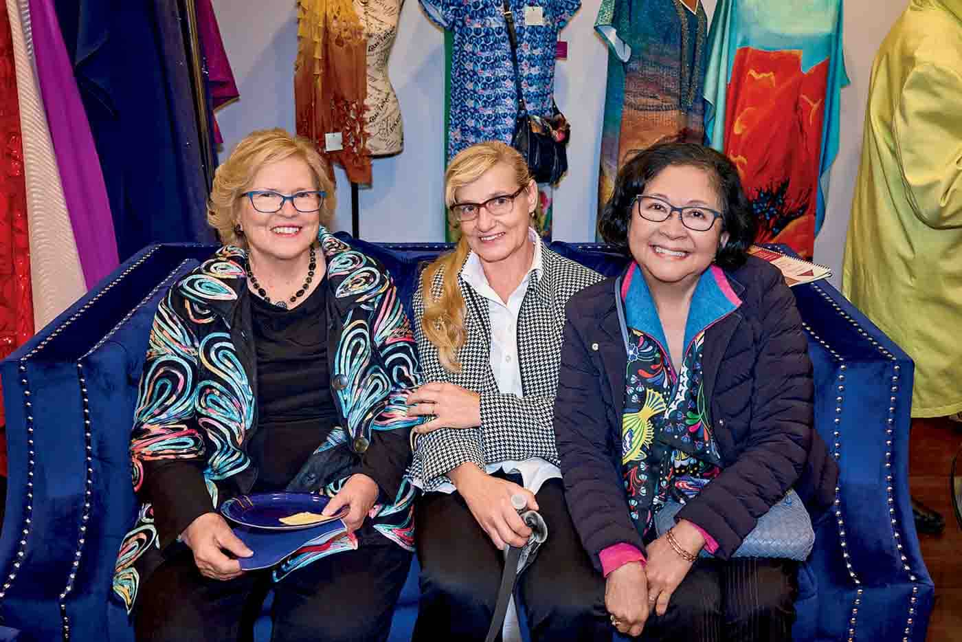 76 Fb2024 08 005 Citadel Gala Host Nancy Smith, Maria Timms, Doris Lim