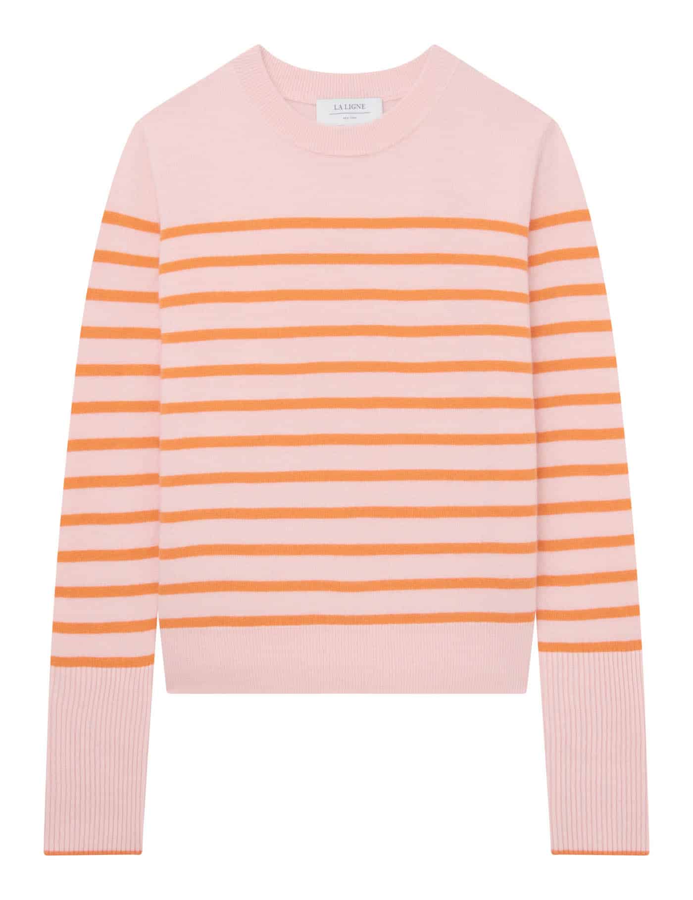 36 La Ligne, Pink And Orange Sweater, Laligne.com