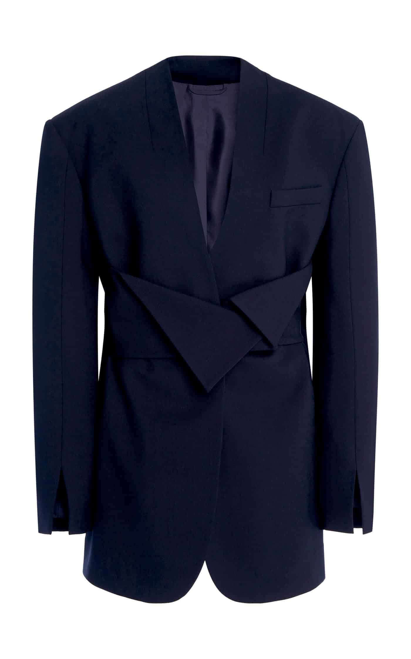 34 Sr2024 10 132 Del Core Belted Wool Blend Suiting Blazer, Modaoperandi.com