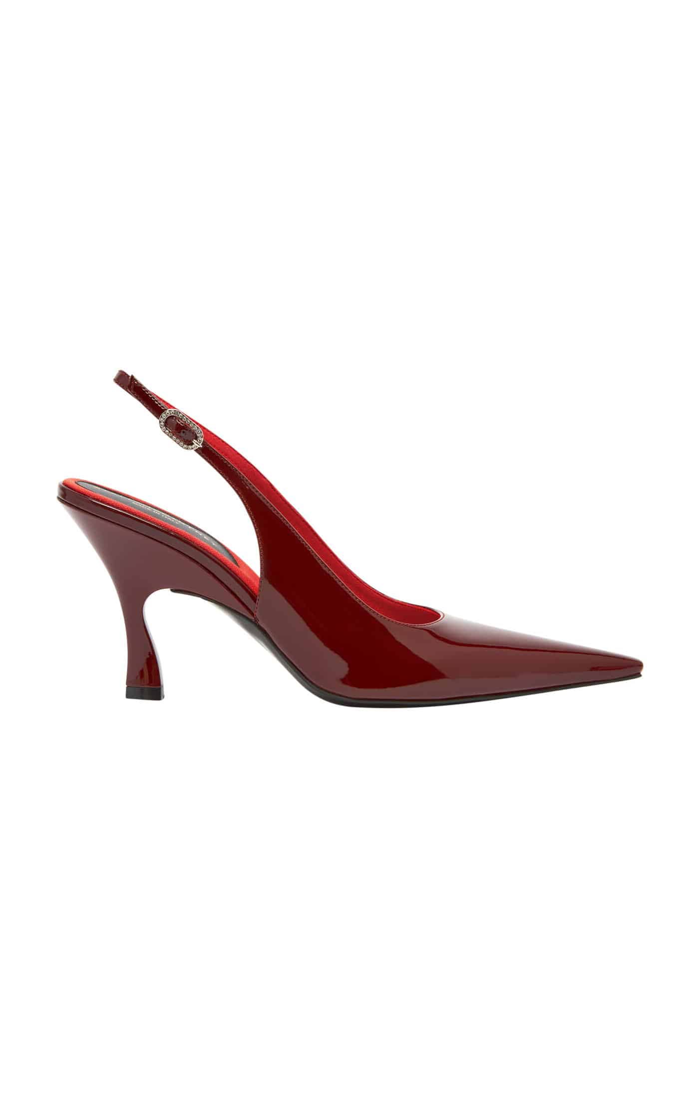 34 Sr2024 10 137 Stella Mccartney Elsa Patent Vegan Leather Slingback Pumps, Modaoperandi.com