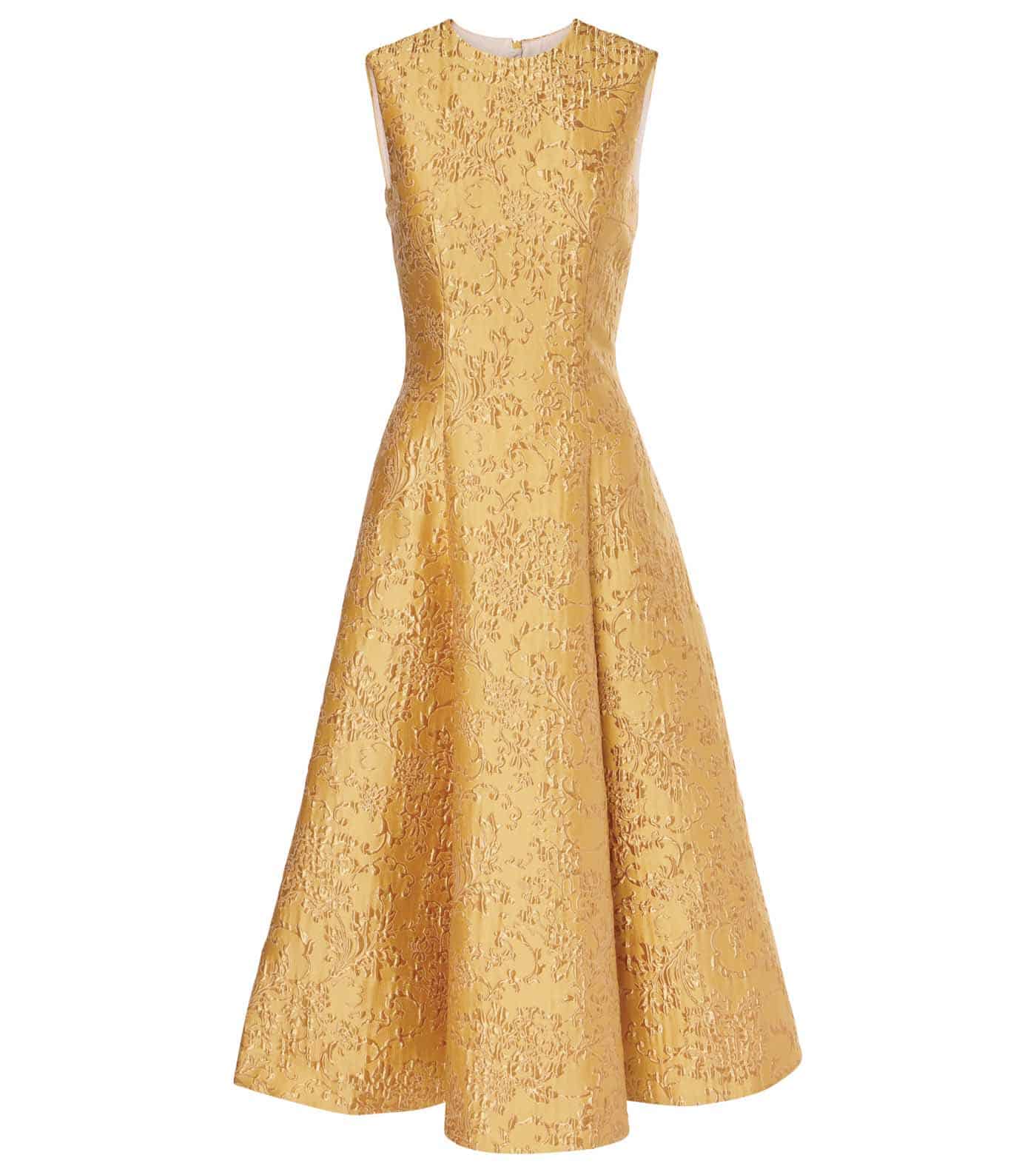 34 Sr2024 11 070 Emilia Wickstead Mara Floral Embossed Jacquard Midi Dress, Mytheresa.com