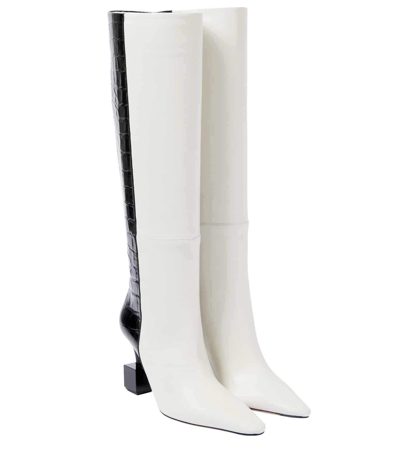 38 Sr2025 01 114 Jacquemus Les Bottes Bisou Leather Knee High Boots, Mytheresa.com