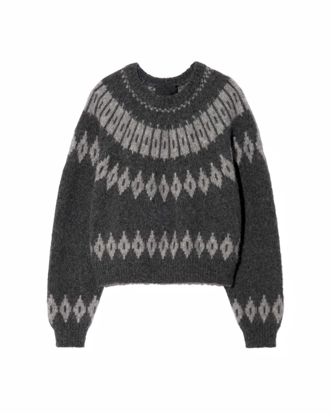 52 Sr2025 01 223 11 R25 Wrtw 81213 Y003 Arleth Sweater Grey Fair Isle