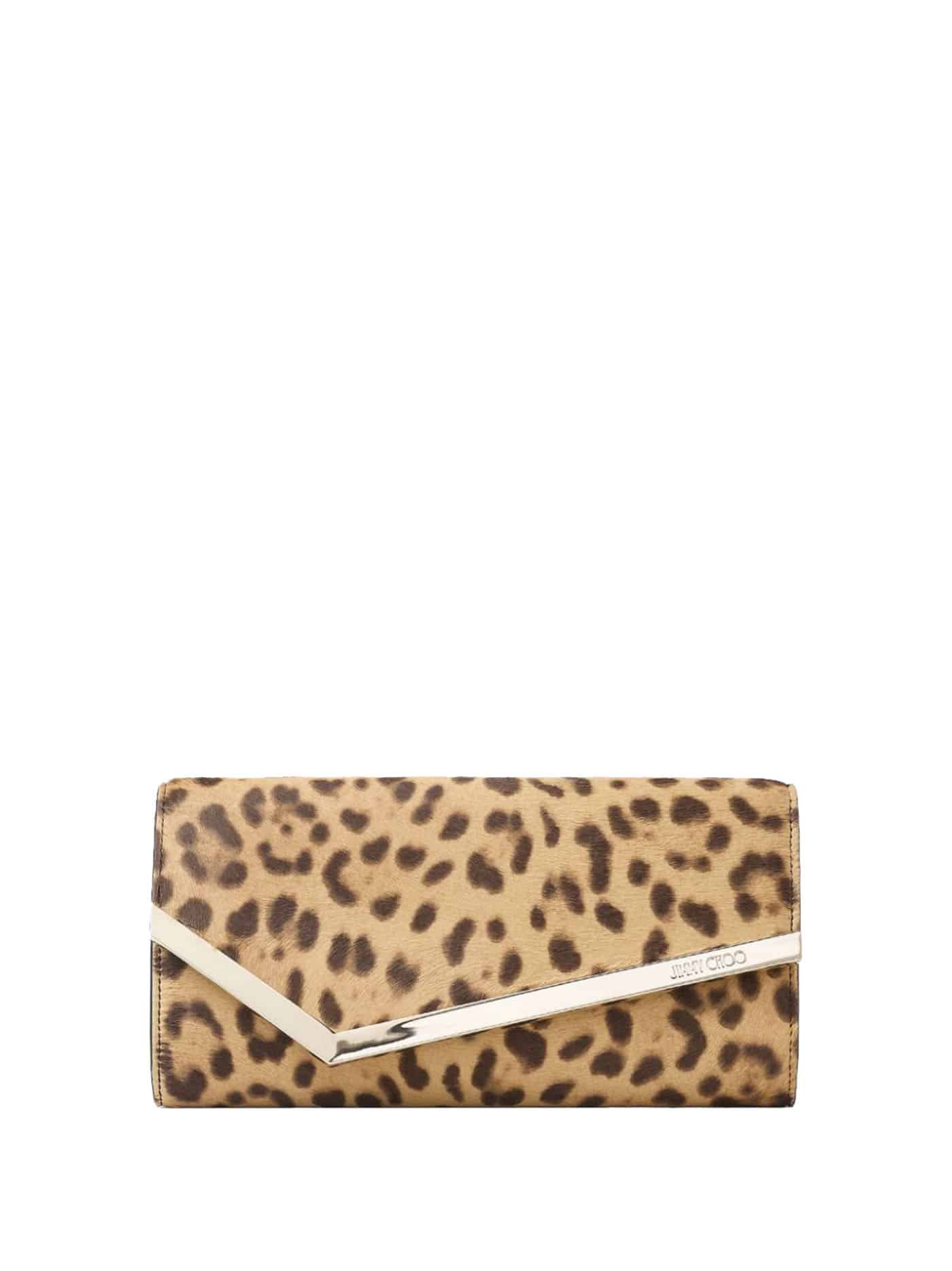 32 Jimmy Choo Emmie Clutch, $1,095, Farfetch.com