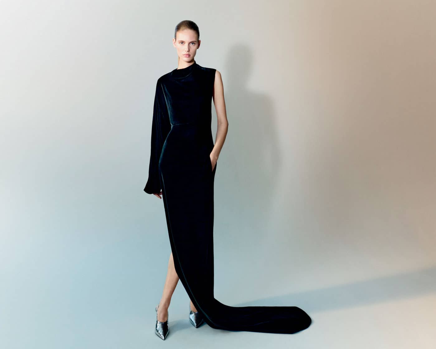 32 Sr2025 02 169 Alaïa Asymmetrical Dress, Mytheresa.com