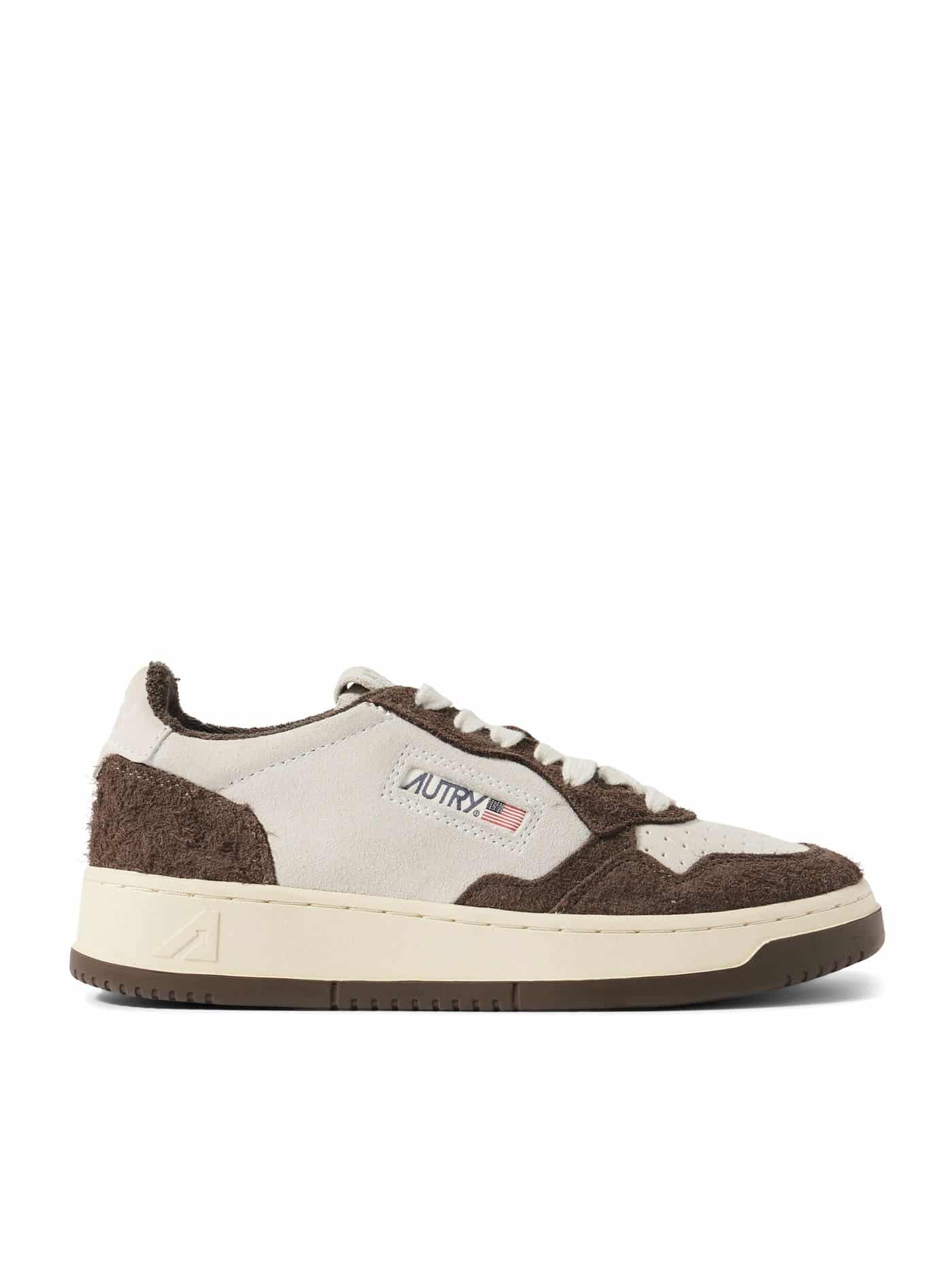 42 Autry, Medalist Low Nubuck Trimmed Brushed Suede Sneakers, Net A Porter.com