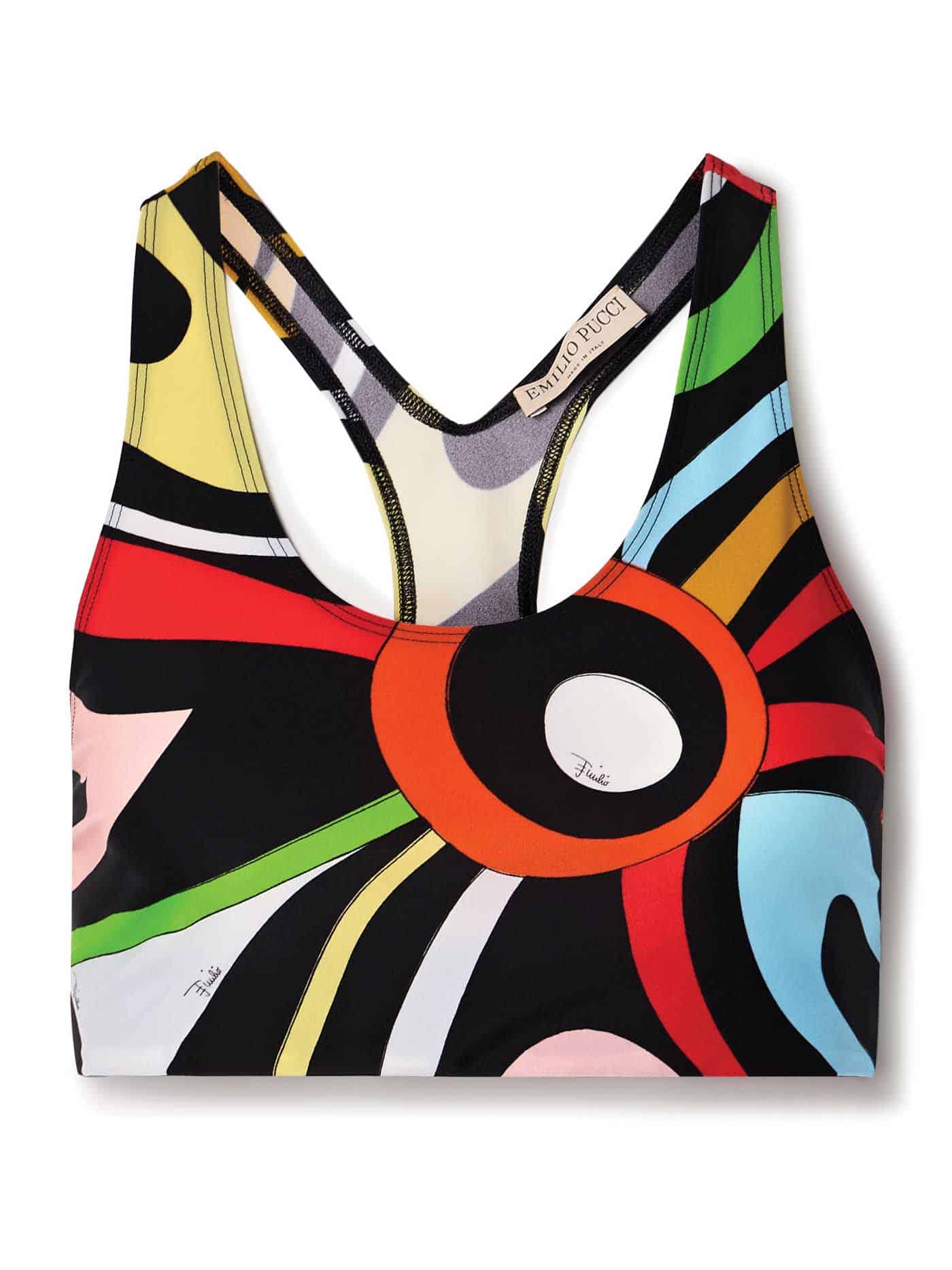 42 Pucci, Marmo Printed Stretch Sports Bra, Net A Porter.com