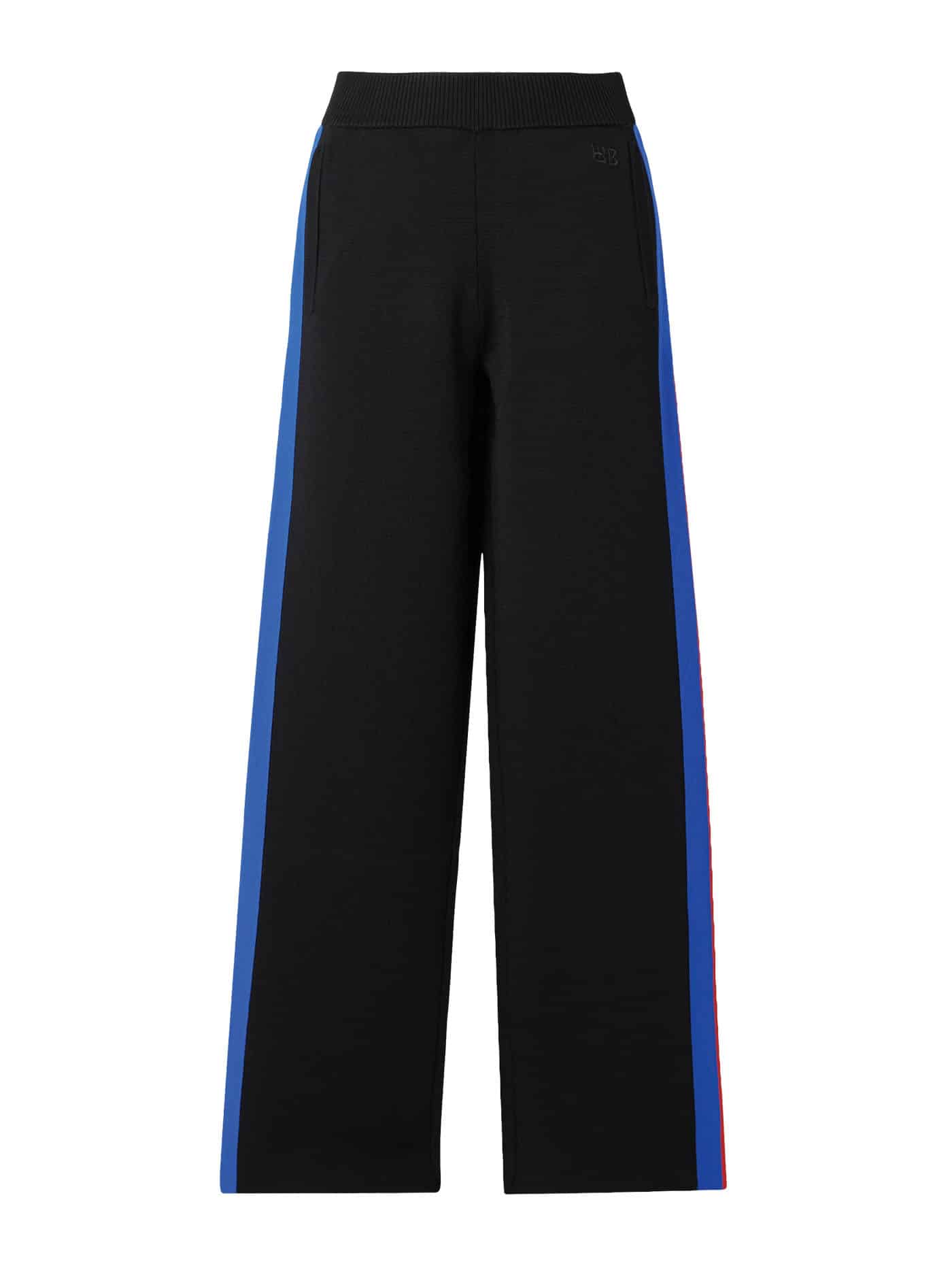 42 Wales Bonner, Tide Striped Embroidered Tech Jersey Wide Leg Track Pants, Net A Porter.com