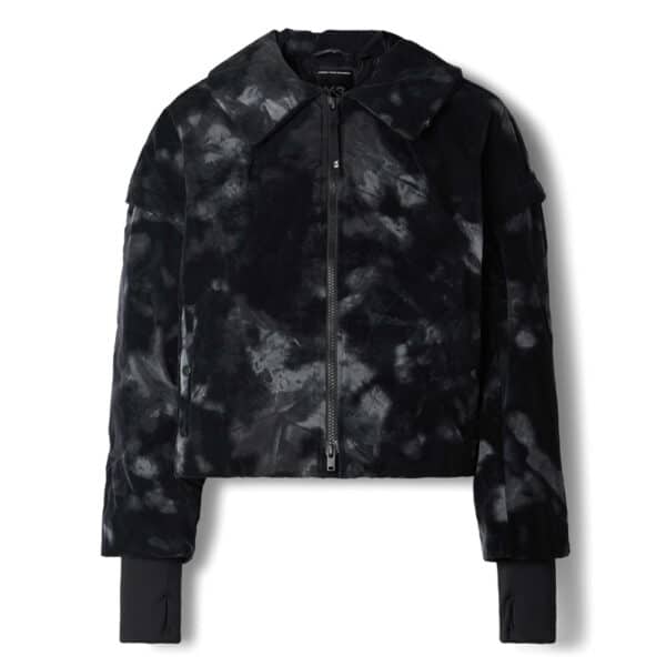 42 Adidas Originals + Y 3, Cropped Padded Flocked Shell Jacket, Net A Porter.com