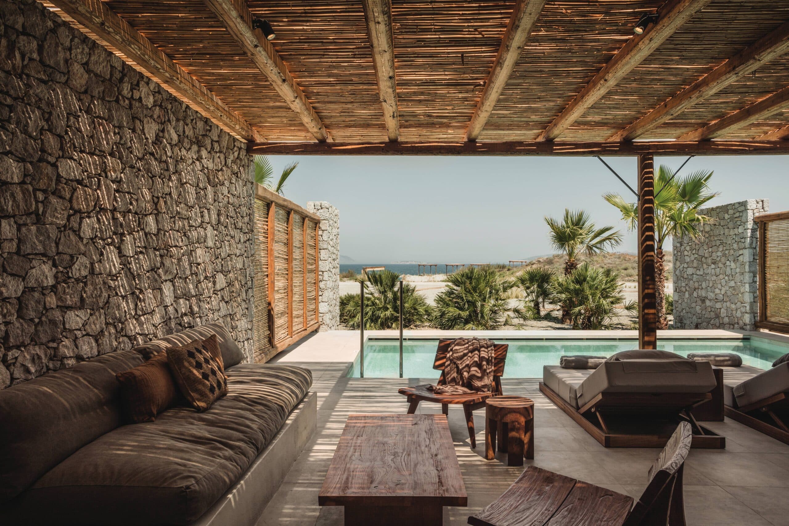 Okukos Villa Terrace View With Pool And Beach Photo By Georg Roska