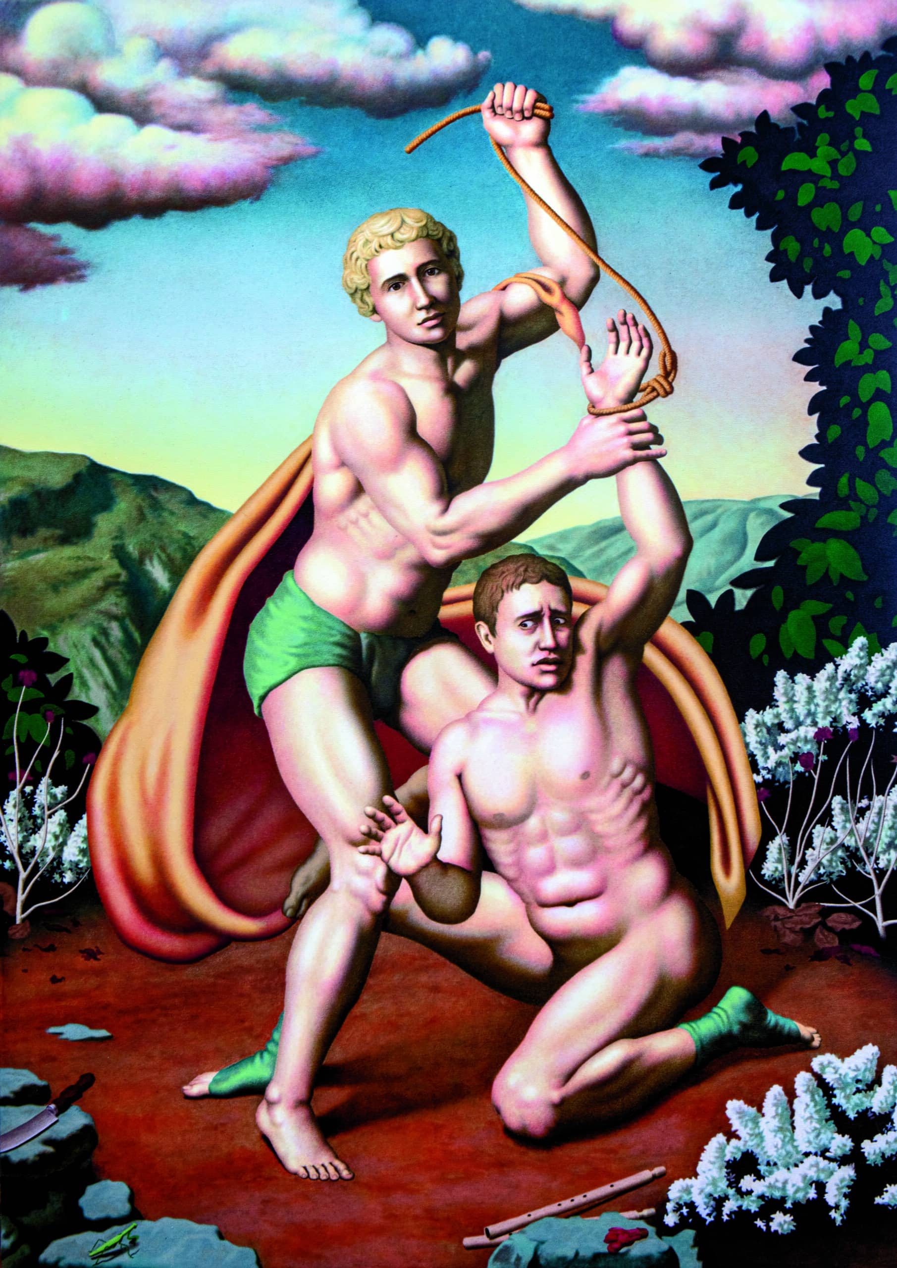 Sr2025 03 042 Apollo And Marsyas, Oil, 48 By 68 In