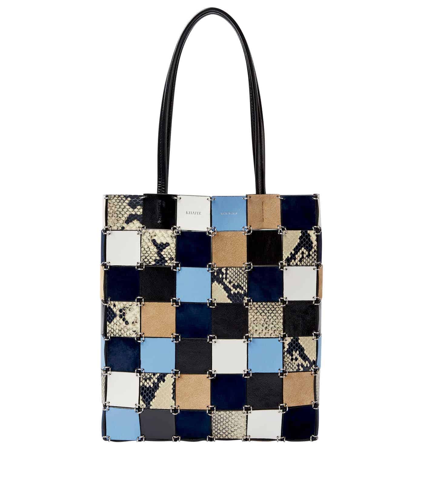 32 Sr2025 05 058 Khaite Emma Leather And Suede Shopper, Mytheresa.com