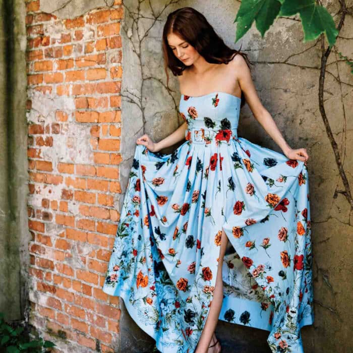 32 Sr2025 05 059 Cara Cara Greenfield Dress, $895.00, Lilliealexanderboutique.com Main