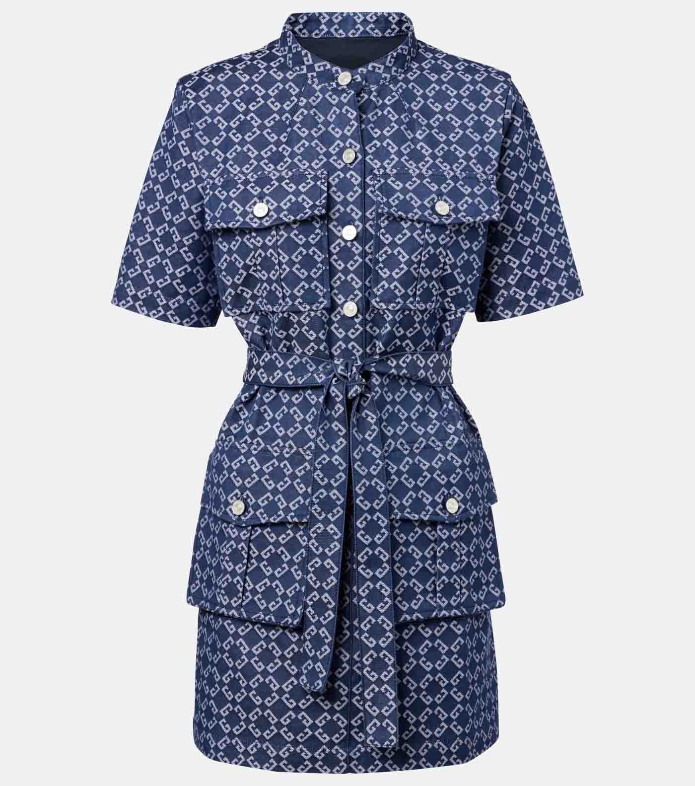 34 Givenchy, Monogram 72 Denim Minidress, Mytheresa.com