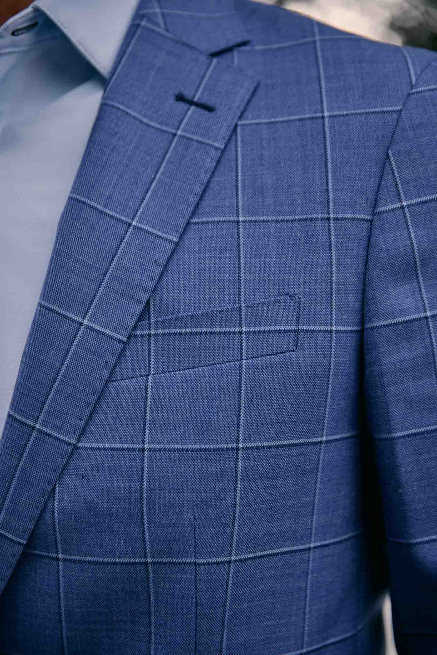 44 Mizzen And Main True Blue Windowpane Blazer