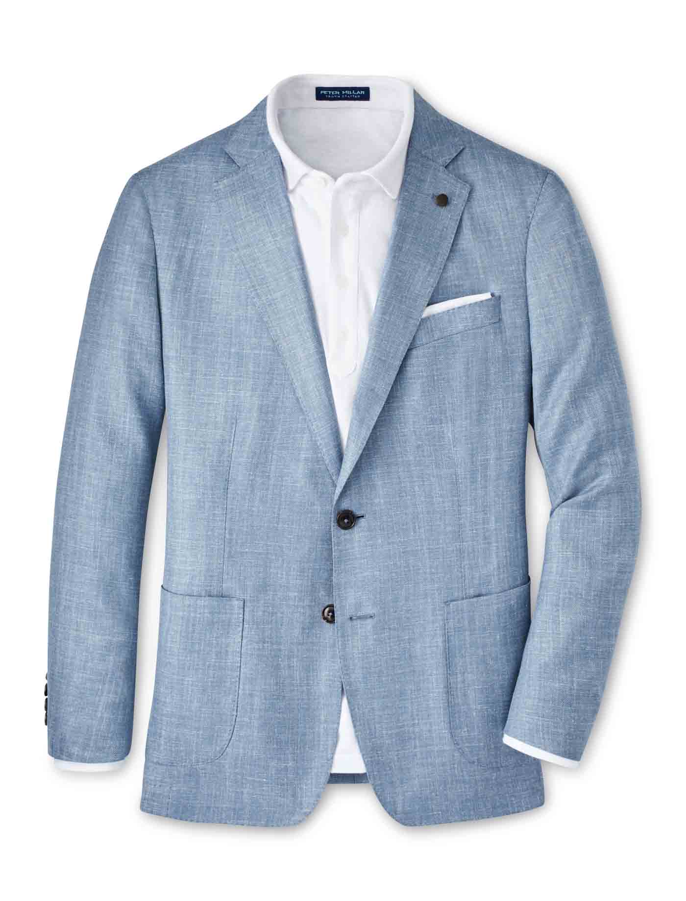44 Peter Millar Gavin Herringbone Soft Jacket