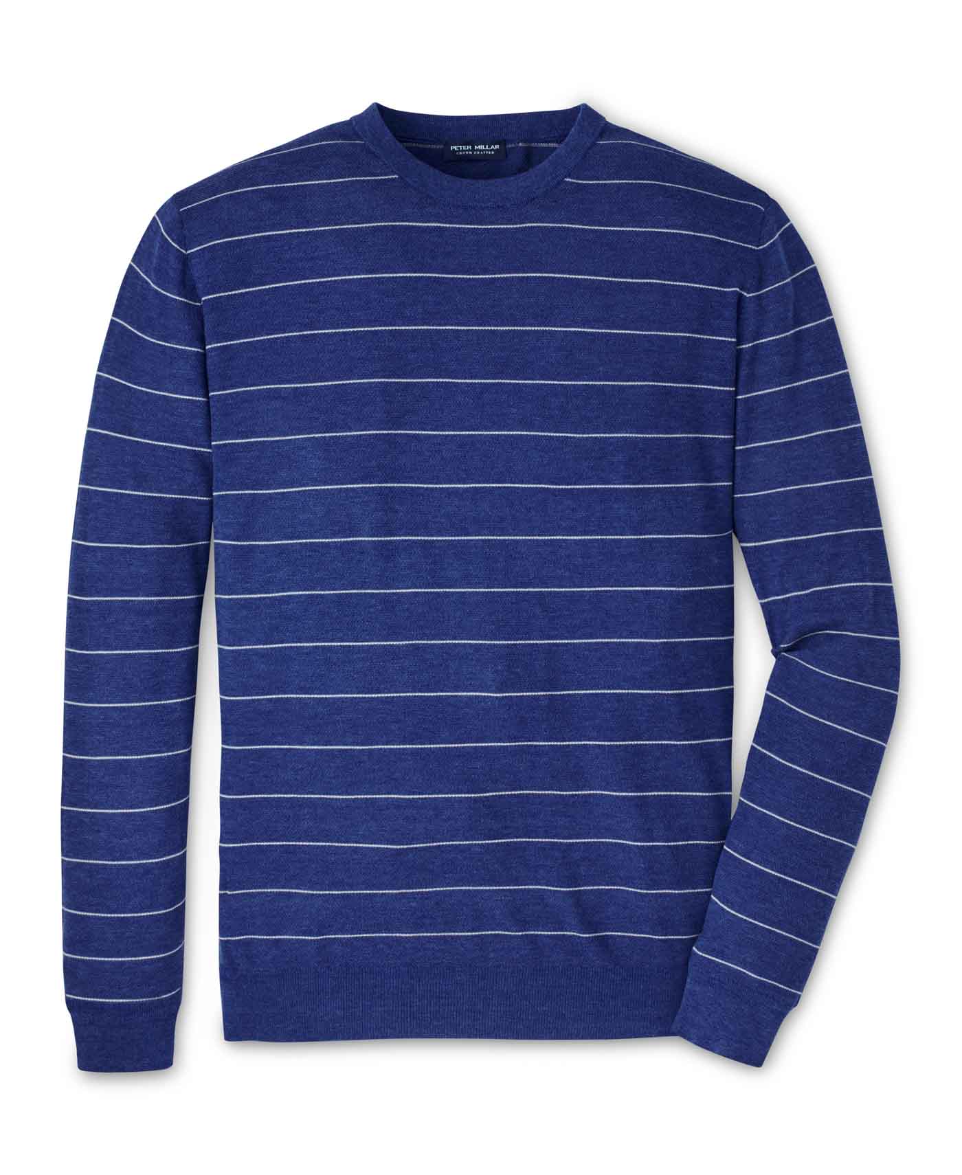 44 Peter Millar Hastings Stripe Crew Sweater